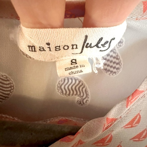 Maison Jules Patterned Top - Picture 5 of 7